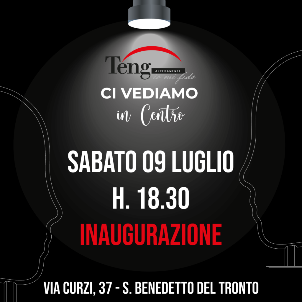 inaugurazione in centro 9 luglio 2022